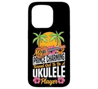 Hawaiian Ukulele Uke Girlfriend My Prince Charming Turned Case for iPhone 15 Pro