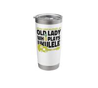 Hawaiian Ukulele Uke Grandma Retired Never Underestimate an Stainless Steel Insulated Tumbler