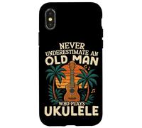 Hawaiian Ukulele Uke Grandpa Retired Never Underestimate An Case for iPhone X/XS