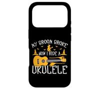Hawaiian Ukulele Uke Halloween My Broom Broke Now I Ride A Case for iPhone 17 Pro
