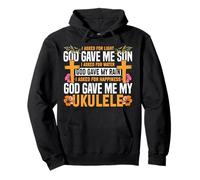 Hawaiian Ukulele Uke I Asked For Light God Gave Me Sun I Pullover Hoodie