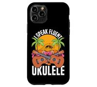 Hawaiian Ukulele Uke I Speak Fluent Ukulele Case for iPhone 11 Pro