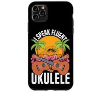 Hawaiian Ukulele Uke I Speak Fluent Ukulele Case for iPhone 11 Pro Max