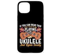 Hawaiian Ukulele Uke If You Can Read This I Was Forced To Case for iPhone 15 Plus