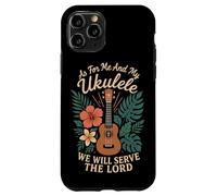 Hawaiian Ukulele Uke Jesus Faith Christian As For Me And My Case for iPhone 11 Pro