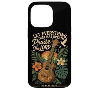 Hawaiian Ukulele Uke Let Everything That Has Breath Praise Case for iPhone 13 Pro