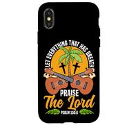 Hawaiian Ukulele Uke Let Everything That Has Breath Praise Case for iPhone X/XS
