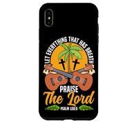 Hawaiian Ukulele Uke Let Everything That Has Breath Praise Case for iPhone XS Max