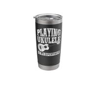 Hawaiian Ukulele Uke Playing Ukulele is My Superpower Stainless Steel Insulated Tumbler