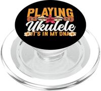 Hawaiian Ukulele Uke Playing Ukulele It's In My Dna PopSockets PopGrip for MagSafe
