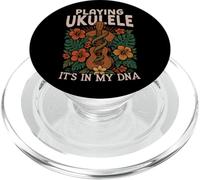 Hawaiian Ukulele Uke Playing Ukulele It's In My Dna PopSockets PopGrip for MagSafe