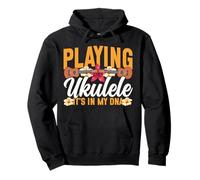 Hawaiian Ukulele Uke Playing Ukulele It's In My Dna Pullover Hoodie