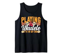 Hawaiian Ukulele Uke Playing Ukulele It's in My DNA Tank Top