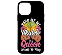 Hawaiian Ukulele Uke Queen Hand Me My Ukulele The Queen Case for iPhone 12 mini