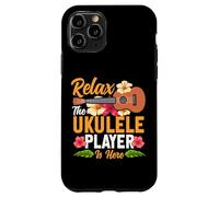 Hawaiian Ukulele Uke Relax The Ukulele Player Is Here Case for iPhone 11 Pro