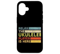 Hawaiian Ukulele Uke Retro Vintage Relax The Ukulele Player Case for iPhone 16