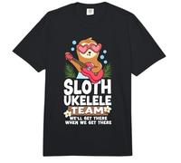 Hawaiian Ukulele Uke Sloth Sloth Ukulele Team We'll Get Comfort Colors Adult Heavyweight T-Shirt
