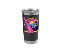Hawaiian Ukulele Uke Strumming Through Life Stainless Steel Insulated Tumbler