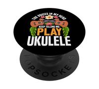 Hawaiian Ukulele Uke The Voices In My Head Keep Telling Me: PopSockets Adhesive PopGrip