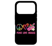 Hawaiian Ukulele Uke Tie Dye Peace Love Ukulele Case for iPhone 17 Pro