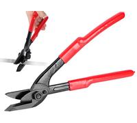 Hawaminent Strapping Cutter with Wide Blade - 12" Banding Cutter for Steel & PET & PP Strapping Banding up to 1-1/4" Width and 0.044" Thickness, Chrome-Vanadium Steel, Heavy Duty Metal Banding Tool