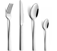 HaWare 24 Piece Cutlery Set, Stainless Steel Flatware Silverware with Knife Spoon Fork, Service for 6, Mirror Polish & Dishwasher Safe - for Home/Kitchen/Party