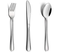 HaWare Kids Cutlery Sets, 9 Piece Stainless Steel Toddler Children Flatware Silverware Includes 3 Knives, 3 Forks, 3 Spoons, Mirror Finish & Dishwasher Safe