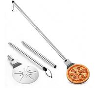 HaWare Pizza Turning Peel, 9 Inch Stainless Steel Pizza Peel