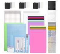 HAWERSI Ultimate Accessories Bundle for Cricut Joy Xtra,79pcs Craft Starter Kit with Heat Transfer Vinyl,Permanent Adhesive Vinyl,Card Kit,Card Mat,Weeding Tools