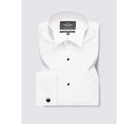 Hawes & Curtis male Slim Fit Easy Iron Pure Cotton Shirt - 15.5/34 - White, White