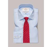 Hawes & Curtis male Slim Fit Pure Cotton Striped Shirt - 15.534 - Blue Mix, Blue Mix
