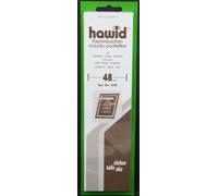 Hawid 25 210x48mm stamp mount strips. Black.