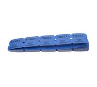HAWILLOSCH 100pcs Blue Carnival Raffle Tickets Party Supply Labels for Events Drawings School Church Functions
