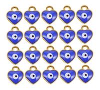 HAWILLOSCH 100Pcs Heart Shape Alloy Pendants for DIY Jewelry Making Shiny Decorative Charms for Bracelets Necklaces and Earrings Versatile Crafting Supplies