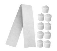 HAWILLOSCH 10pcs Replacement Aquarium Filter Sponge Pads Thick High-density for Fish Tanks and Ponds Biochemical Filter Media for Freshwater and Use Washable and Reusable Inserts