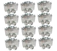 HAWILLOSCH 12pcs Mini Silver Mining Car Candy Box Party Favor Container for Wedding Birthday Xmas Reusable Lightweight Gift Packaging with European Style Design