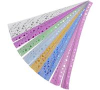 HAWILLOSCH 140Pcs Decorative Origami Paper Strips for DIY Star Crafts Paper Star Strips for Christmas Holiday Decorations and School Projects Easy to Fold Cheerful Atmosphere