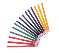 HAWILLOSCH 15pcs Peel Off Grease Wax Crayons Set for Bright Colored Drawing Tools with Pull String Design Safe Lightweight Paper and Wax Material for Sketching and Craft Paper Art Supplies
