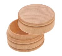 HAWILLOSCH 1pc Wooden Tooth Box for Boys and Girls Tooth and Hair Keepsake Organizer Smooth Beechwood Storage Case for of Childhood