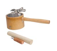 HAWILLOSCH 1set Handheld Moxibustion Bracket for Portable Moxibustion Therapy for Acupuncture Points Natural Construction Convenient for Easy Use at