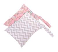 HAWILLOSCH 2 Pcs Waterproof Reusable Sanitary Holder Bags Zipper for Women Compact Period Storage Pouches Multi-Function Tampon Holders for Daily Use