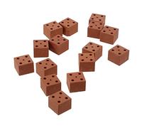 HAWILLOSCH 20pcs Miniature Bricks for Micro Landscape Decorations Realistic Building Toy for Boy Girl Diy Architectural Models Bricks for Creative Imagination and Garden Layouts