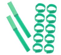 HAWILLOSCH 20pcs Non Slip Pet Footwear Straps Sock Holders for Dogs Weather Resistant Bootie Fasteners Protecting Paws From Mud and Rain Green Pet Feet Shoe Strap Accessories