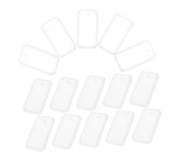 HAWILLOSCH 20pcs Rectangle Silicone Resin Molds for Keychain Pendant Jewelry Making Use Epoxy Casting Molds for DIY Accessories Fast Curing Craft Supplies for Beginners and Professionals