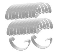 HAWILLOSCH 20pcs Steel Wire Cage Door Hooks Multipurpose Poultry Rabbit Cat Cage Door Latches Strong Load-bearing Clips for Secure Pet Enclosure