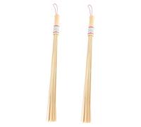 HAWILLOSCH 2pcs Bamboo Back Massager Knocker Stick Acupoint Massage Tool Stress Relief for Neck and Back Pain Relief