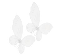 HAWILLOSCH 2Pcs Butterfly Wings Costume Fairy Wings for Birthday Parties Halloween Dress Up Versatile Accessory for Imaginative Play and Creative Role Exploration