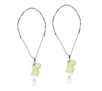 HAWILLOSCH 2pcs Educational Dinosaur Games Toys Cartoon Shape Boys and Girls Whistle Pendants for Brain Development