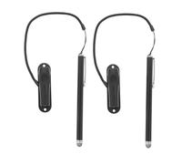 HAWILLOSCH 2pcs High Precision Stylus Pen for Touch Screens with Ergonomic Design and Spring Base Holder Capacitive Touchscreen Stylus for Interactive Teaching Smartphones Tablets and