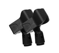 HAWILLOSCH 2pcs Microphone Holder Clips Pack Reliable Mic Clamp for Ktv Stage Concerts Simple Installation Microphone Stand Accessory Compatible with Various Mic Types